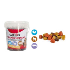 Snacks em forma de coração