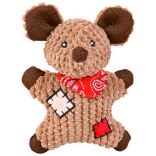 Brinquedo p/ Cão Rato em Tecido/Juta c/som