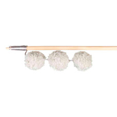 Bastão c/ 3 Bolas de Pelucia - 45cm