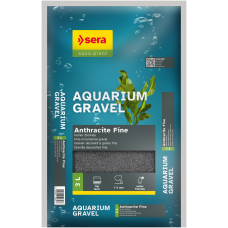 SERA AQUARIUM GRAVEL ANTHRACITE FINE 3L SERA AQUARIUM GRAVEL ANTHRACITE FINE 3L
