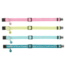 Coleira Refectora Em Nylon P/ Gatos