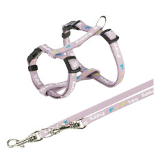 JUNIOR PEITORAL C/TRELA P/CACHORRO LILAS