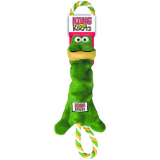 BRINQUEDO KONG TUGGER KNOTS FROG BRINQUEDO KONG TUGGER KNOTS FROG