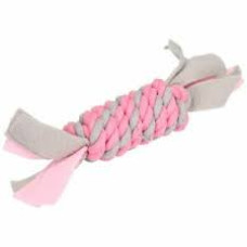 Brinquedo fleecy rope coil pink