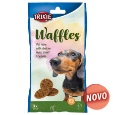 Snacks Waffles com frango