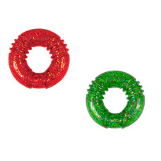 Brinquedo Kong Holiday Squeezz Confetti Ring 