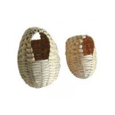 Ninho Oval para Aves Exóticas em Bamboo
