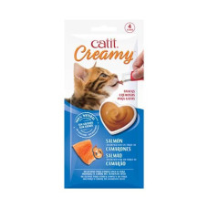 Snack Gato Catit Creamy Salmão e Camarão